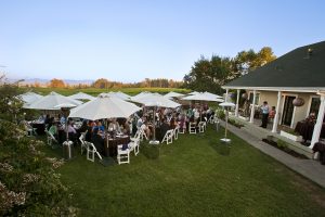 Vine Hill House outdoor wedding reception